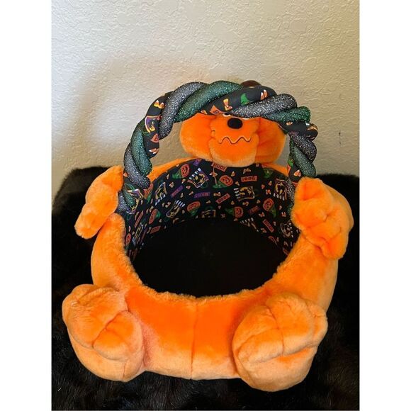 halloween pumpkin basket candy kids corp of america vintage 1990 - Picture 1 of 5